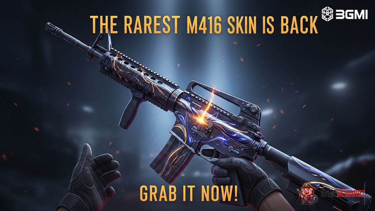 BGMI: The Rarest M416 Skin is Back – Grab It!